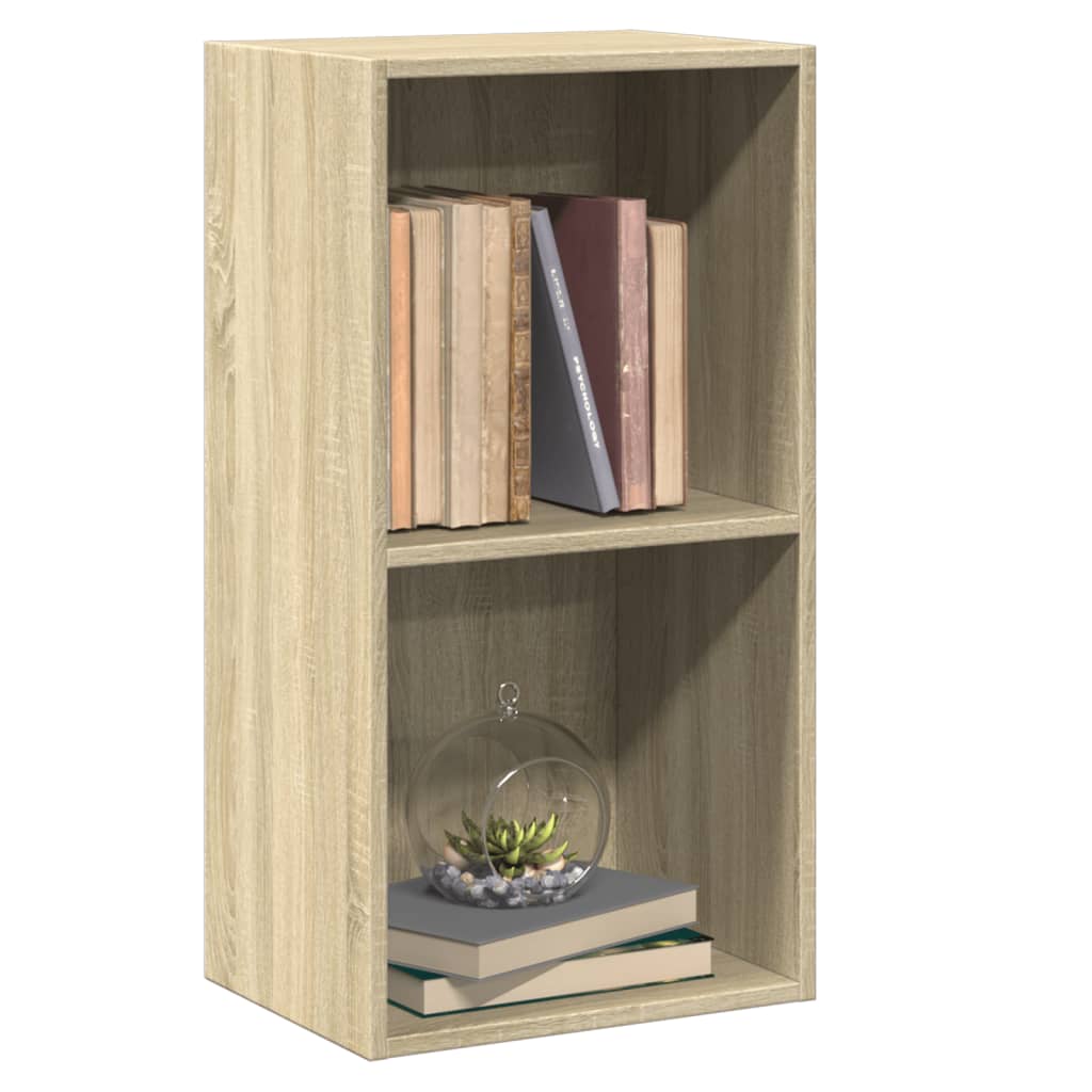 Libreria 5 Ripiani Rovere Sonoma 40x30x76,5cm Legno Multistrato