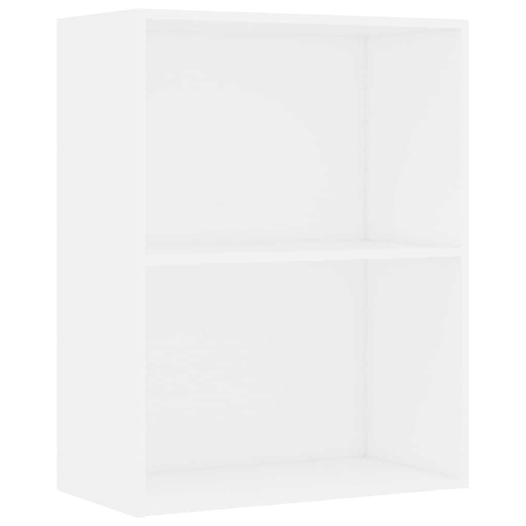 Libreria Bianca 60x30x76,5 cm in Legno Multistrato | homemem39