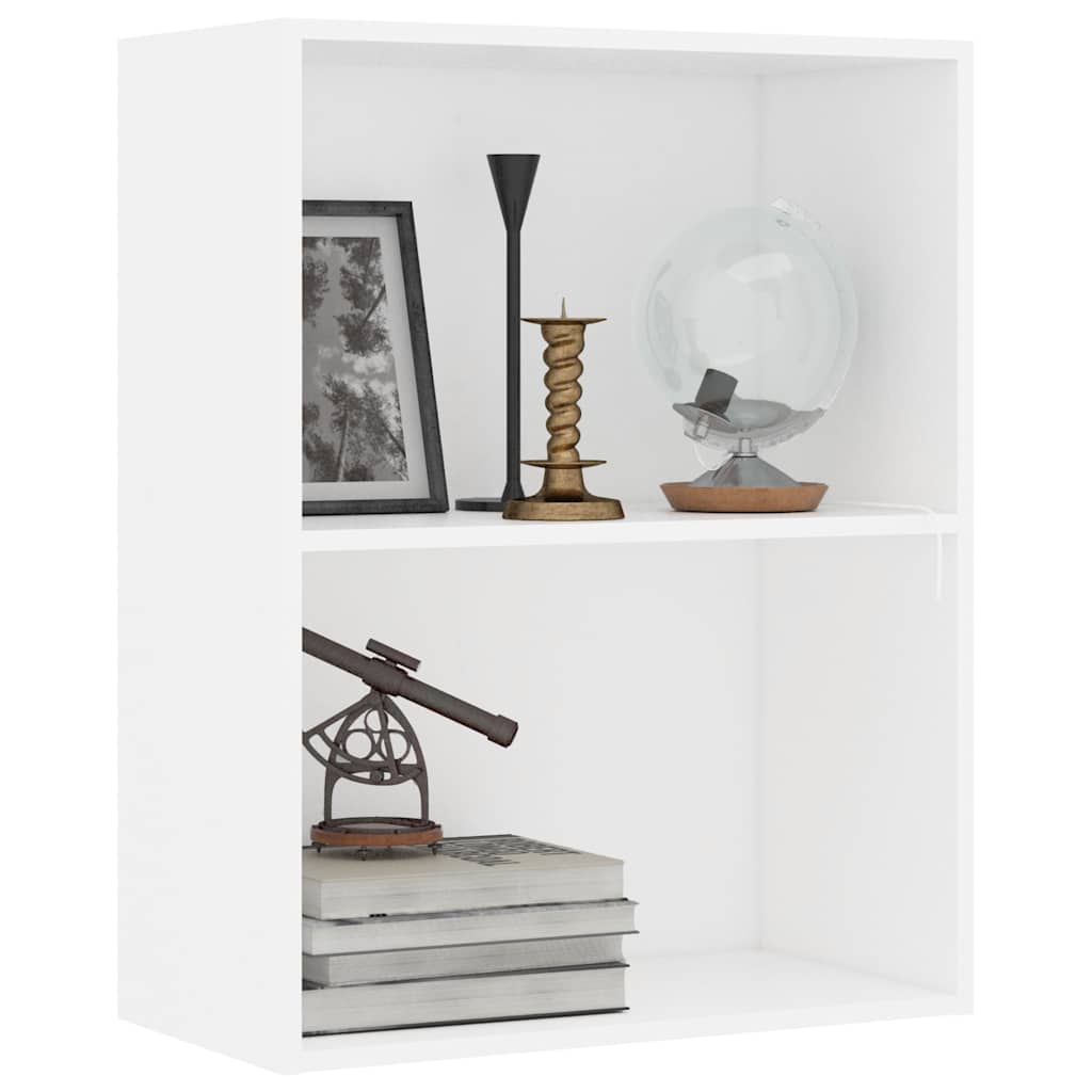 Libreria Bianca 60x30x76,5 cm in Legno Multistrato | homemem39