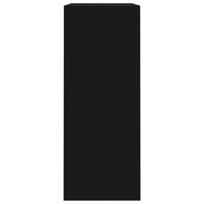 Libreria Nera 80x30x76,5 cm in Legno Multistrato | homemem39