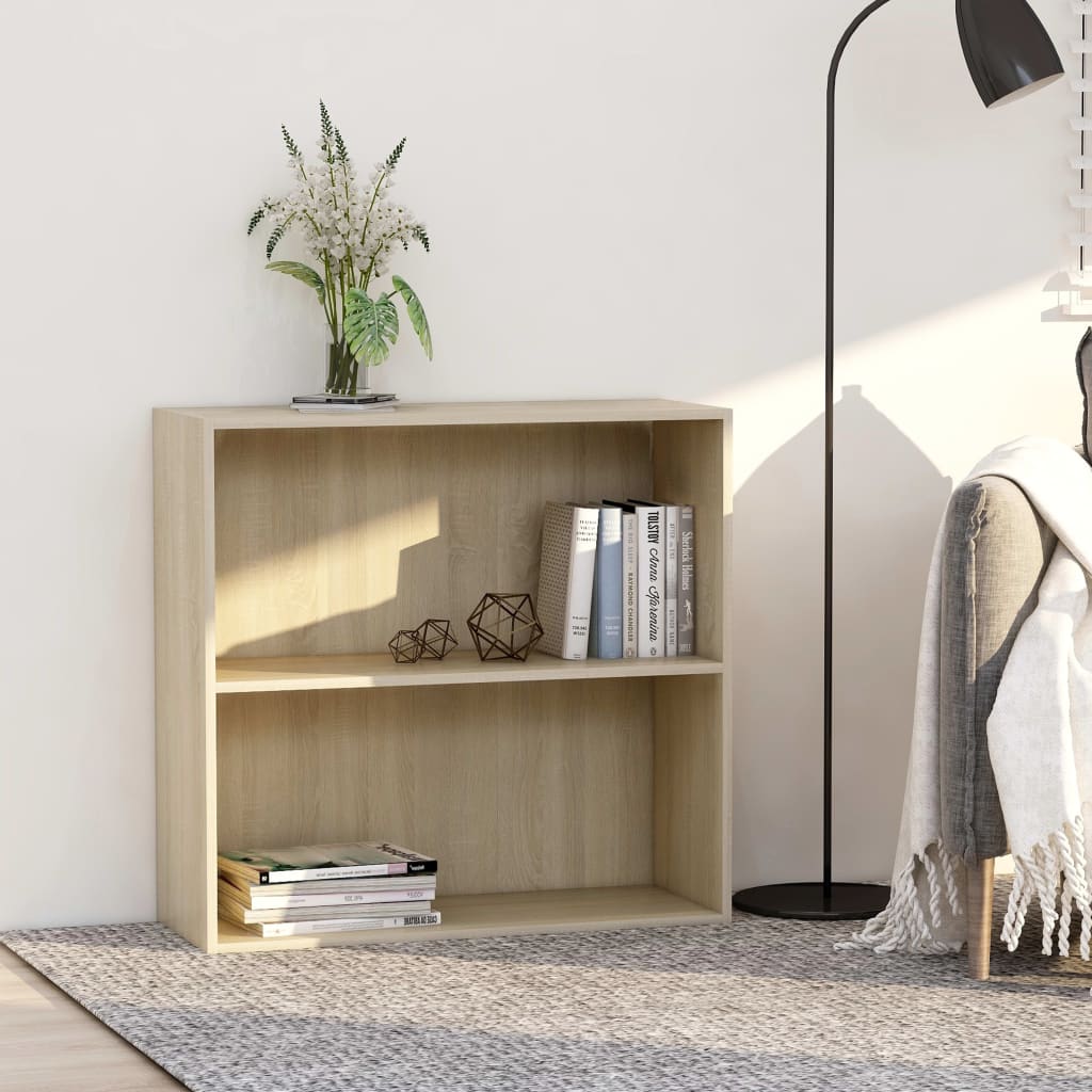 Libreria Rovere Sonoma 80x30x76,5 cm in Legno Multistrato | homemem39