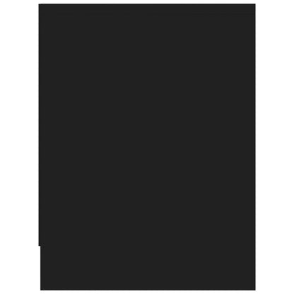 Comodino Nero 40x30x40 cm in Legno Multistrato - homemem39