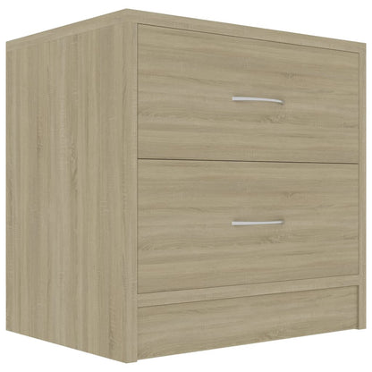Comodino Rovere Sonoma 40x30x40 cm in Legno Multistrato - homemem39