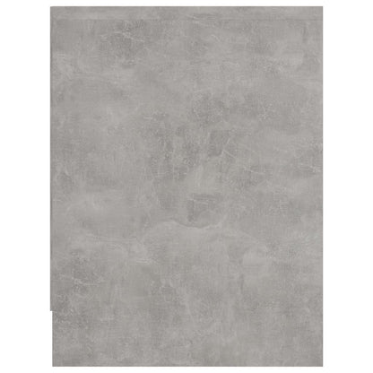 Comodino Grigio Cemento 40x30x40 cm in Legno Multistrato - homemem39