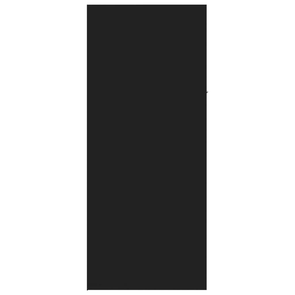 Scarpiera Nera 60x35x84 cm in Legno Multistrato - homemem39