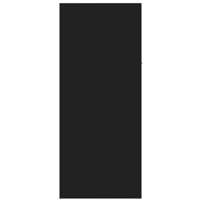 Scarpiera Nera 60x35x84 cm in Legno Multistrato - homemem39