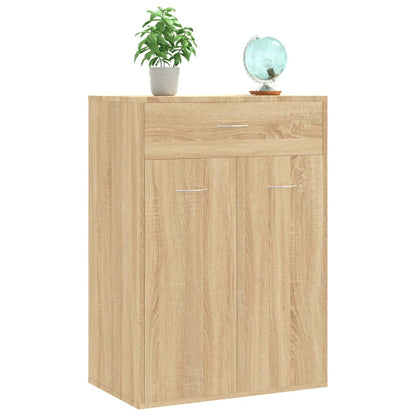 Scarpiera Rovere Sonoma 60x35x84 cm in Legno Multistrato