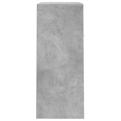 Scarpiera Grigio Cemento 60x35x84 cm in Legno Multistrato - homemem39