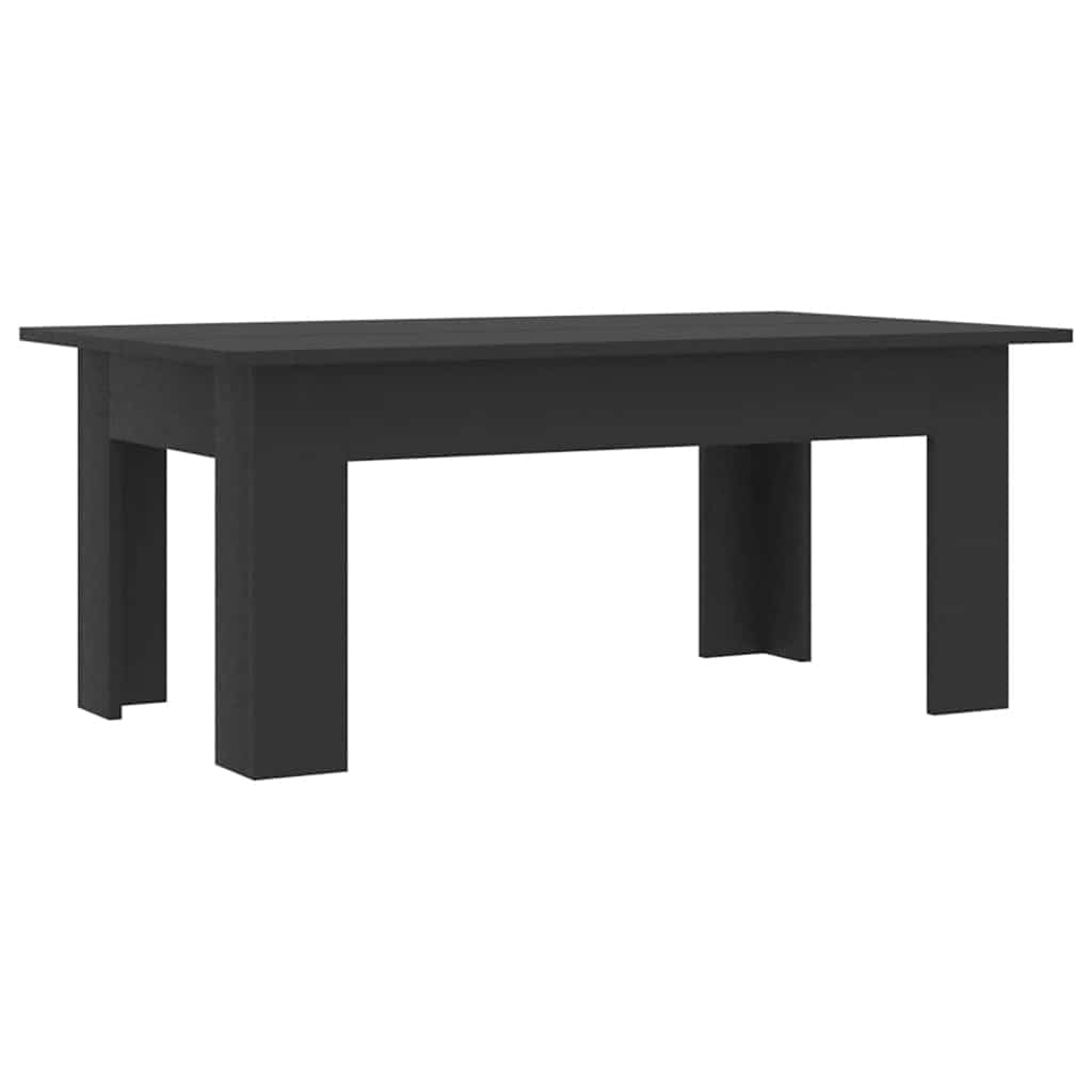 Tavolino da Salotto Nero 100x60x42 cm in Legno Multistrato | homemem39