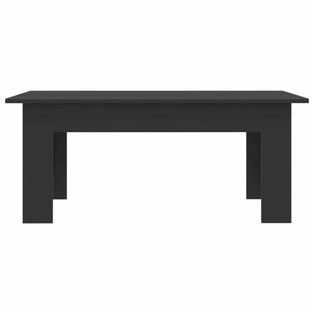 Tavolino da Salotto Nero 100x60x42 cm in Legno Multistrato