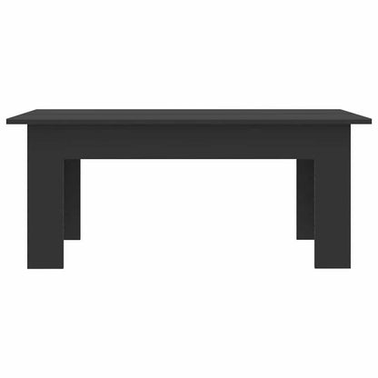 Tavolino da Salotto Nero 100x60x42 cm in Legno Multistrato