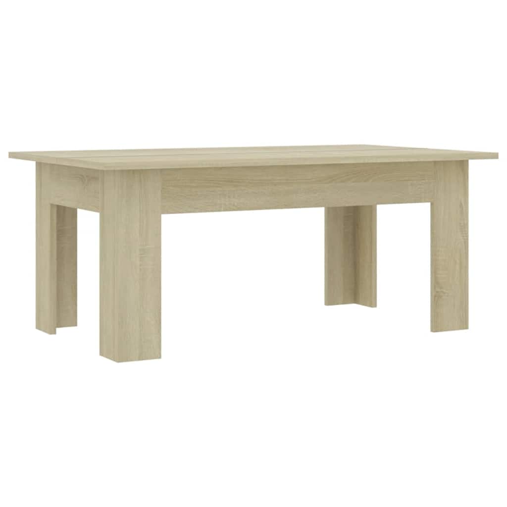 Tavolino da Salotto Rovere Sonoma 100x60x42cm Legno Multistrato | homemem39