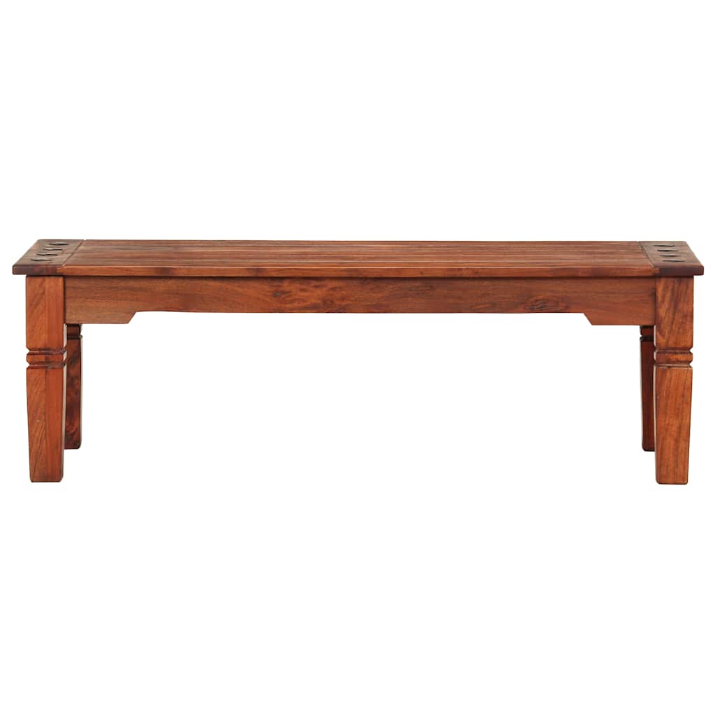 Tavolino da Salotto 110x50x35 cm in Legno Massello di Acacia