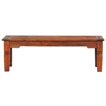 Tavolino da Salotto 110x50x35 cm in Legno Massello di Acacia