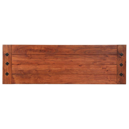 Panca 110 cm in Legno Massello di Acacia - homemem39