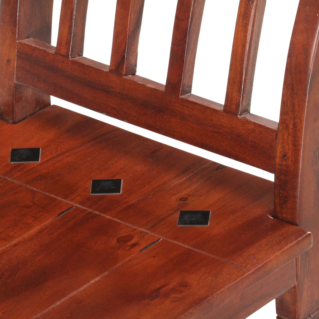 Panca 111 cm in Legno Massello di Acacia - homemem39