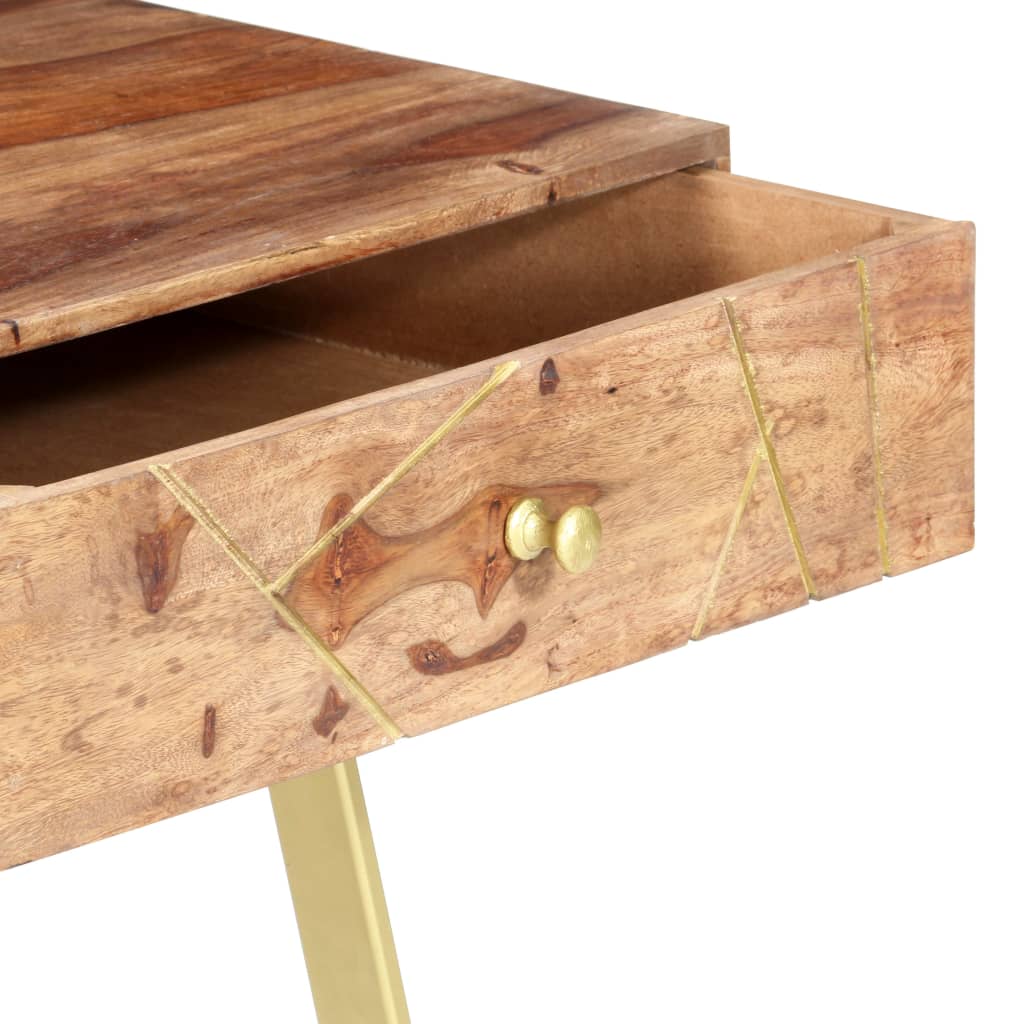 Scrivania con Cassetti 100x55x75 cm Legno Massello di Acacia