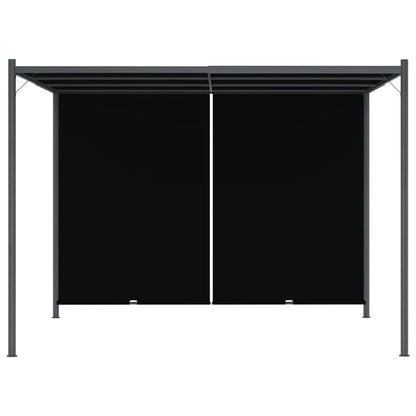 Pergola da Giardino con Tetto Retrattile 3x3 m Antracite | homemem39