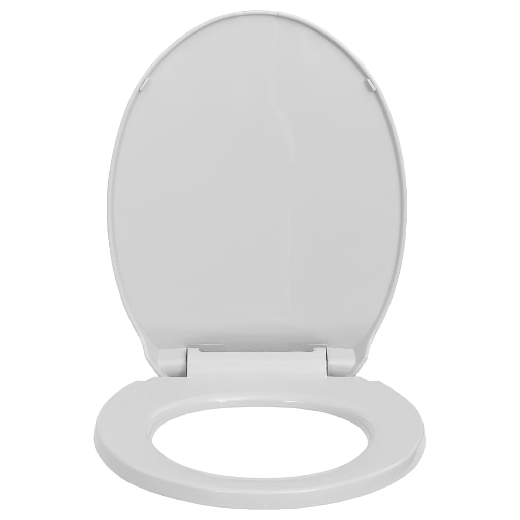 Tavoletta WC a Chiusura Morbida Grigio Chiaro Ovale - homemem39