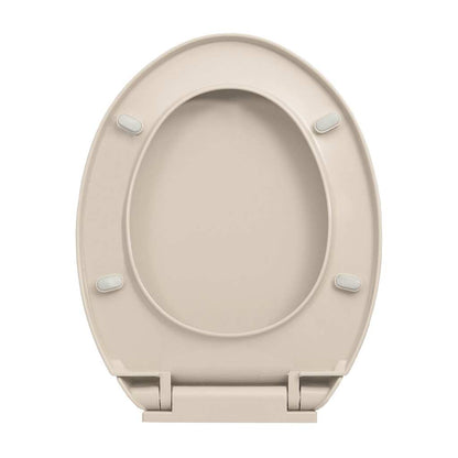 Tavoletta WC a Chiusura Ammortizzata Albicocca Ovale