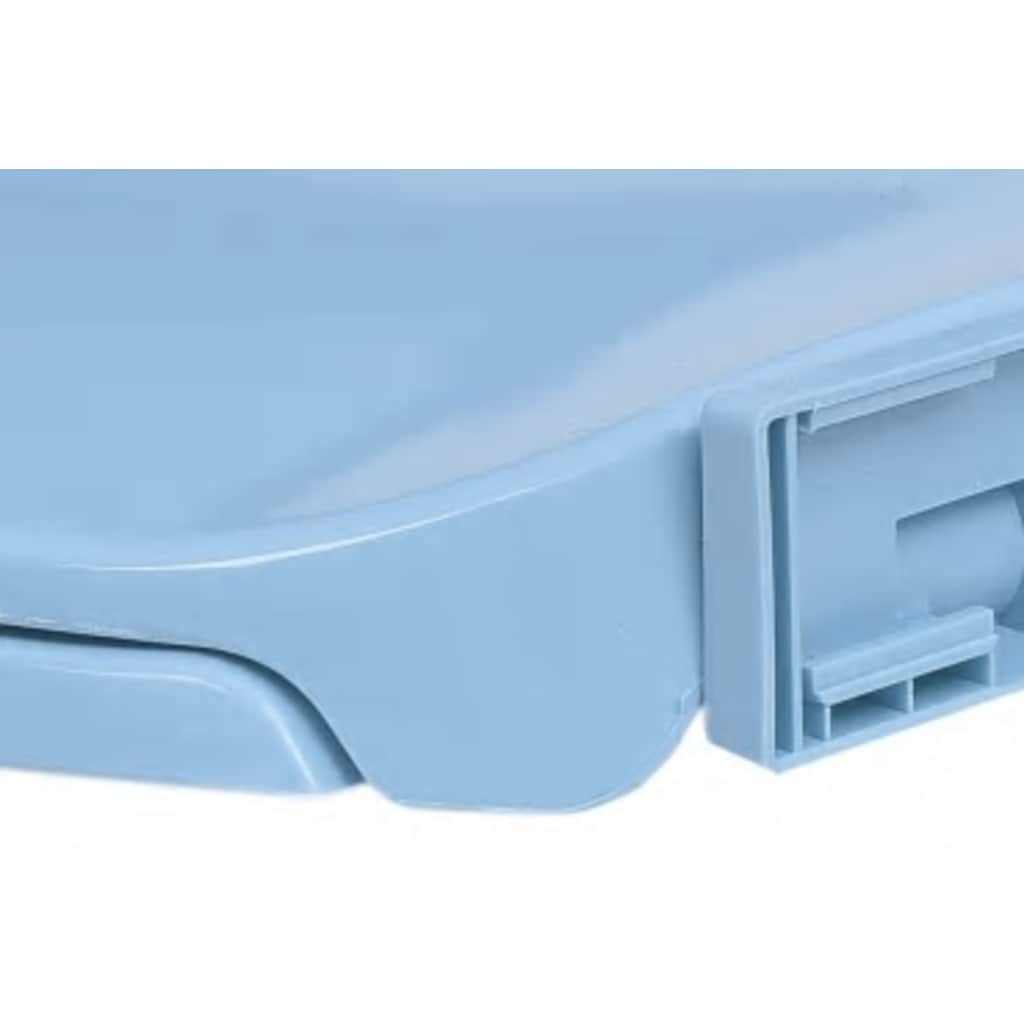 Tavoletta WC a Chiusura Ammortizzata Blu Ovale | homemem39