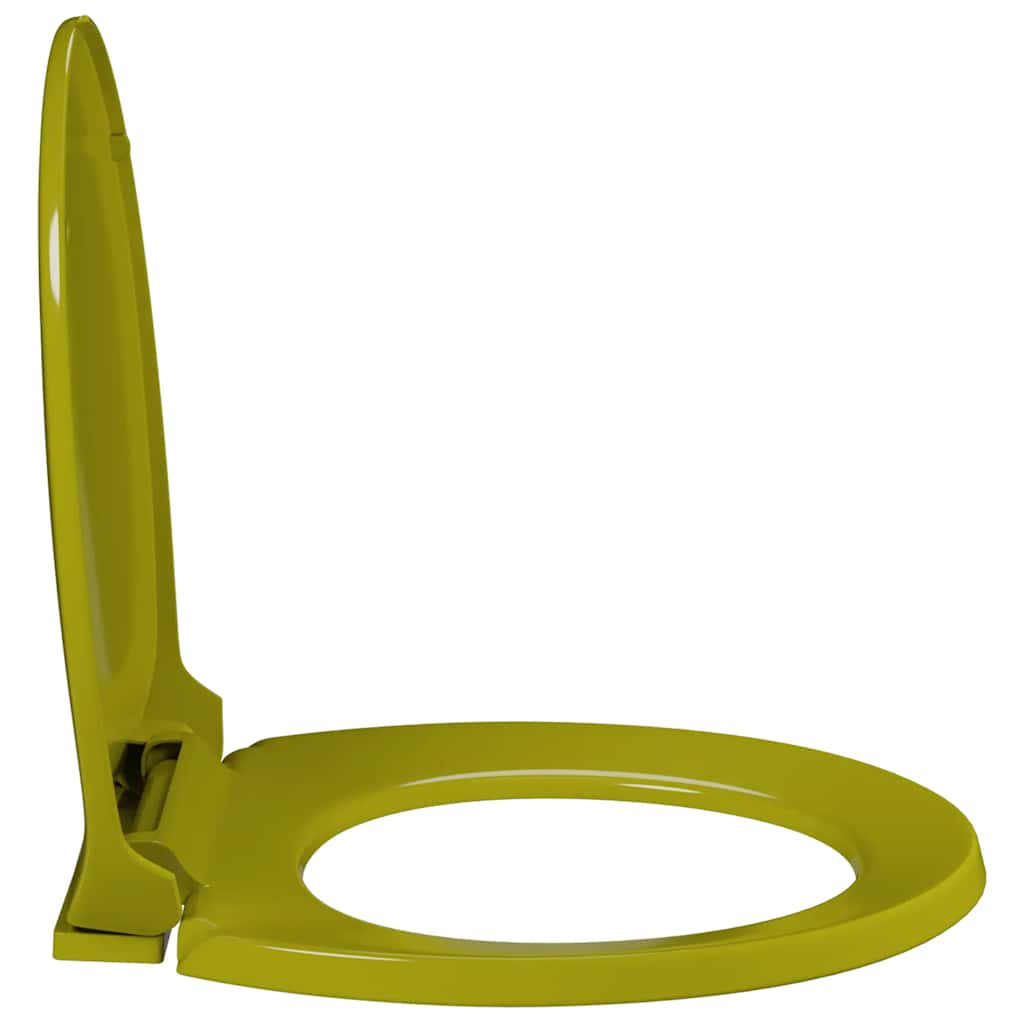 Tavoletta WC a Chiusura Ammortizzata Verde Ovale