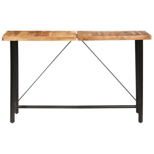 Tavolo da Bar 180x70x107 cm in Legno Massello di Acacia