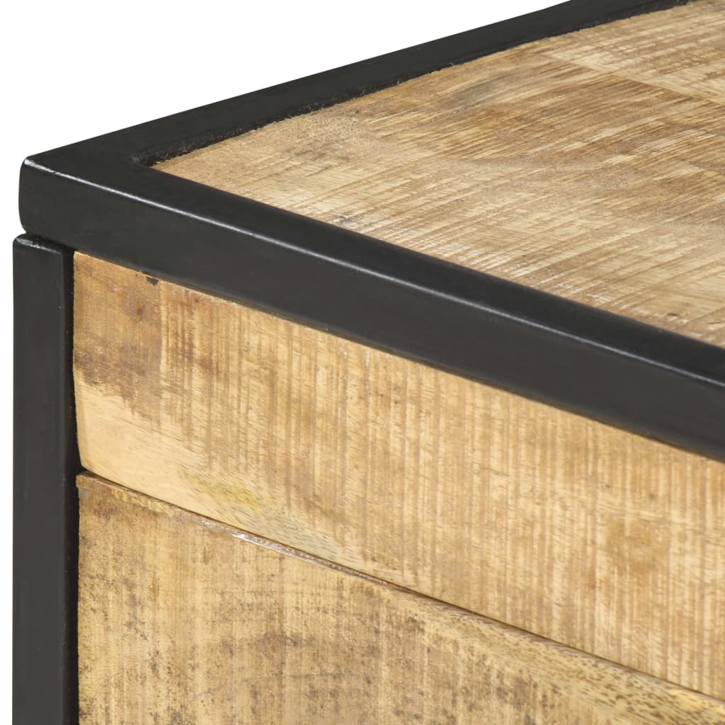 Tavolino da Salotto 70x50x33 cm in Legno Massello di Mango | homemem39