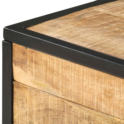 Tavolino da Salotto 70x50x33 cm in Legno Massello di Mango | homemem39