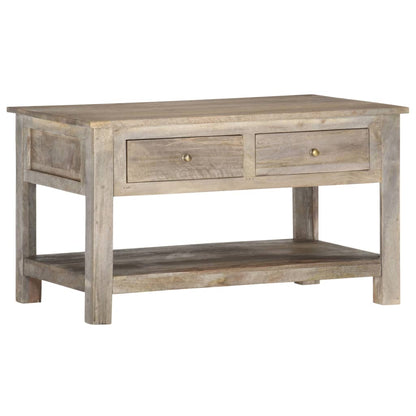 Tavolino da Salotto 82x52x47 cm in Legno Massello di Mango | homemem39