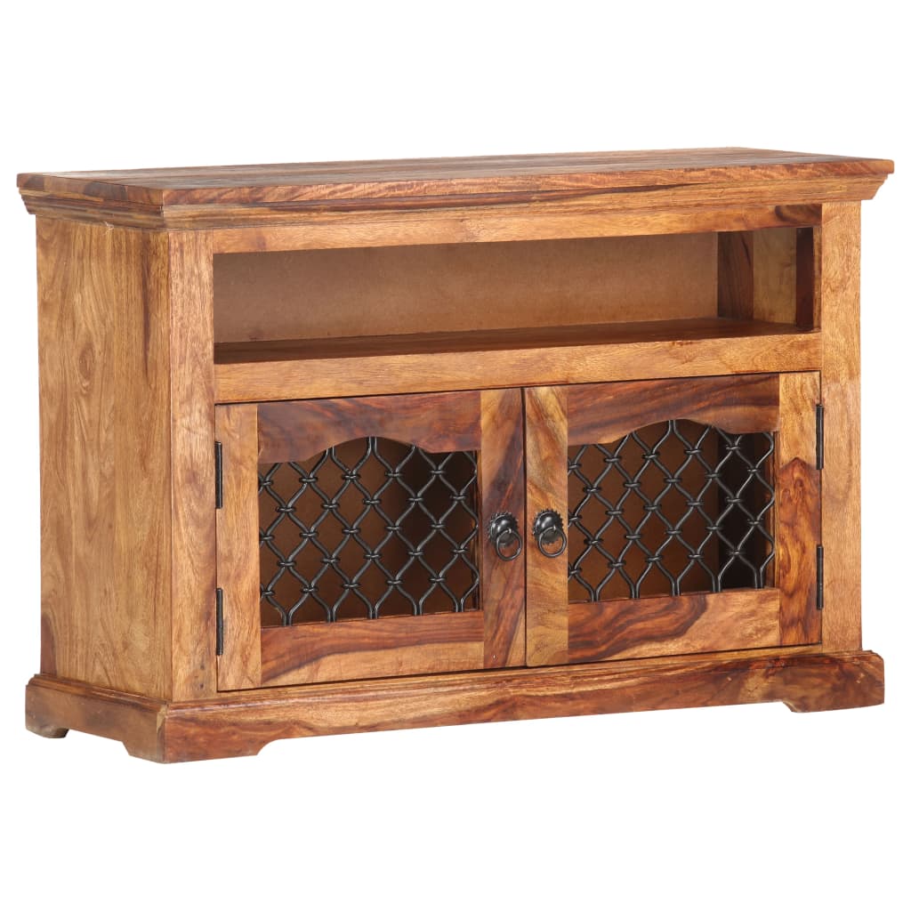 Mobile Porta TV 90x30x60 cm in Legno Massello di Acacia - homemem39