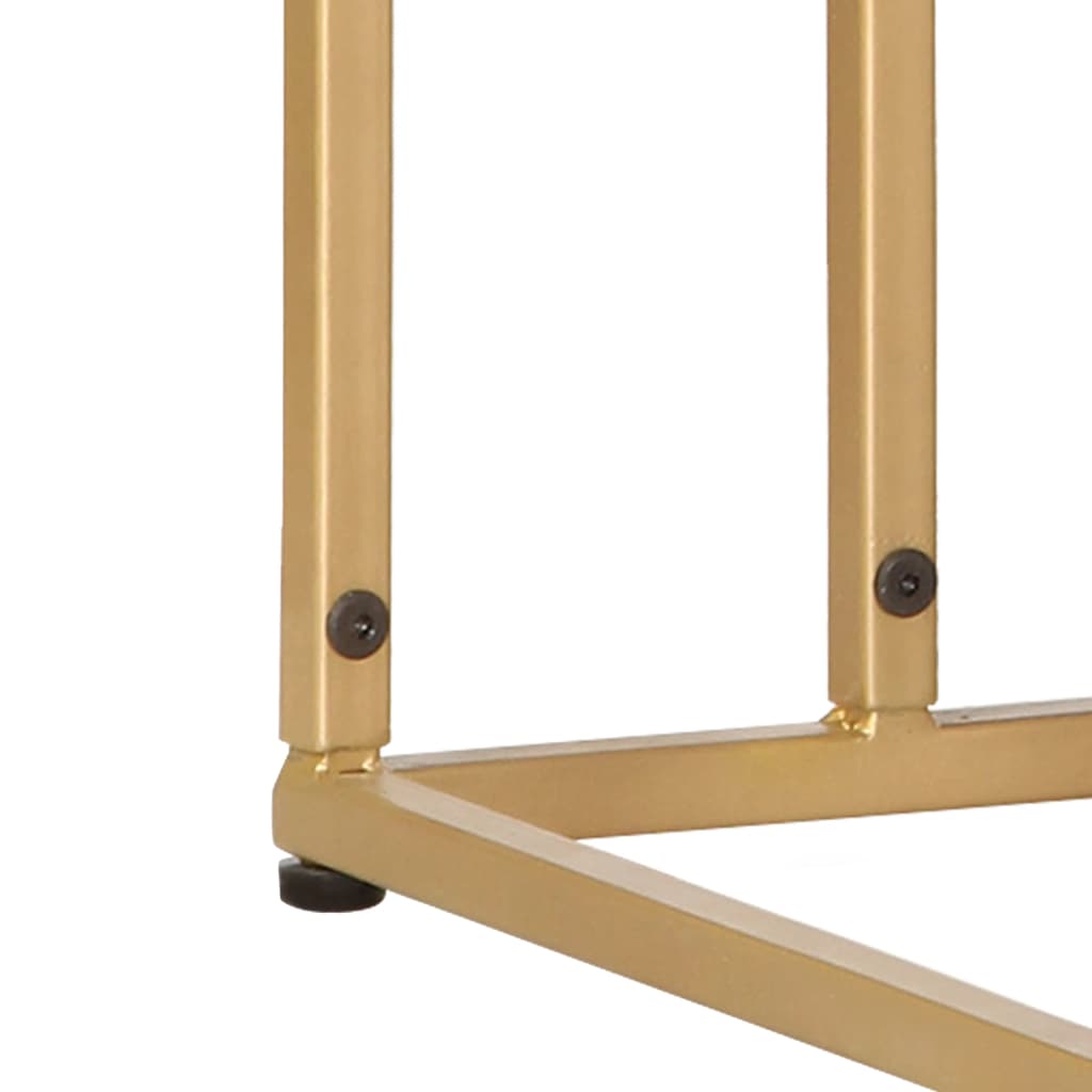 Tavolino di Servizio 35x45x65 cm in Legno Massello di Mango - homemem39