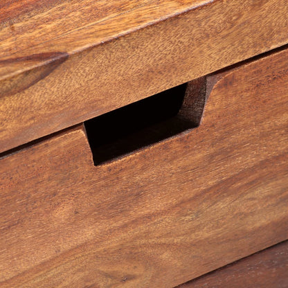 Comodino 40x30x50 cm in Legno Massello di Acacia | homemem39
