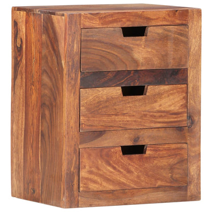 Comodino 40x30x50 cm in Legno Massello di Acacia | homemem39