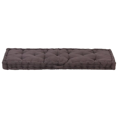 Cuscino per Pallet e Pavimento in Cotone 120x40x7 cm Antracite - homemem39