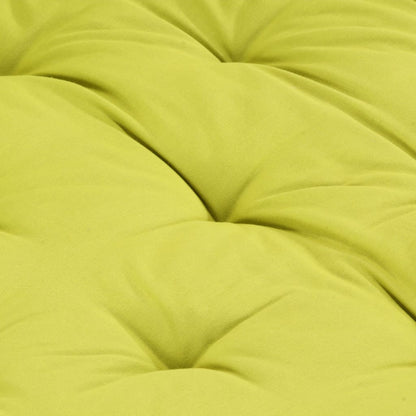 Cuscino per Pallet e Pavimento in Cotone 120x40x7 cm Verde