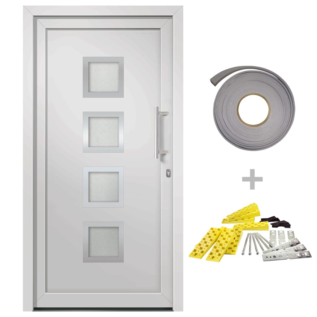 Porta di Ingresso Bianca 108x200 cm | homemem39