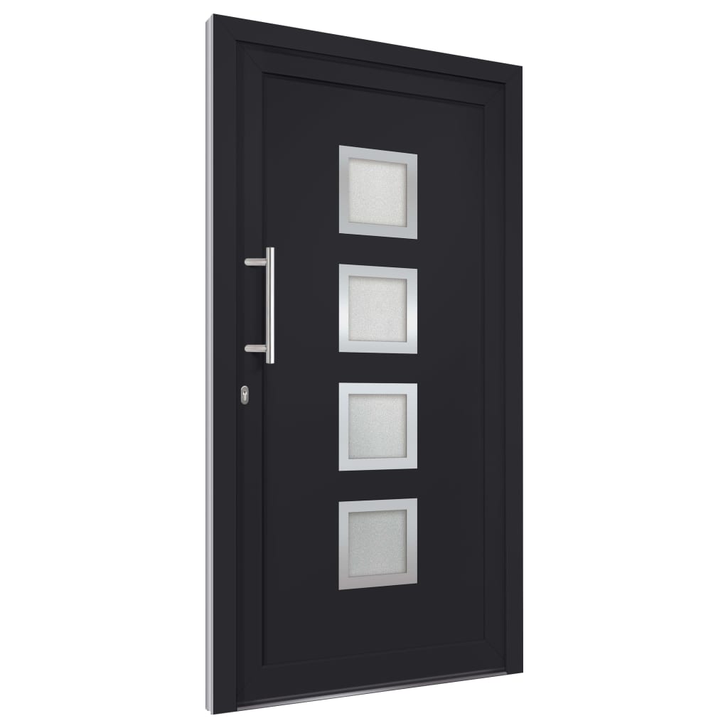 Porta di Ingresso Antracite 98x190 cm | homemem39