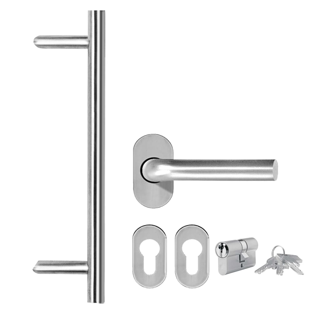 Porta di Ingresso Antracite 98x190 cm | homemem39