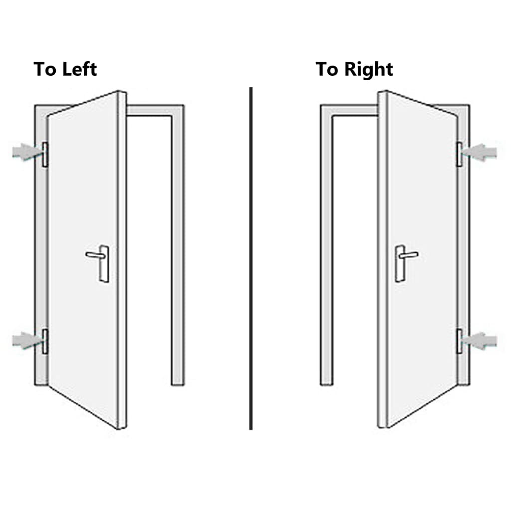 Porta di Ingresso Antracite 108x208 cm | homemem39