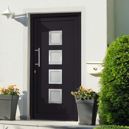 Porta di Ingresso Antracite 108x208 cm | homemem39