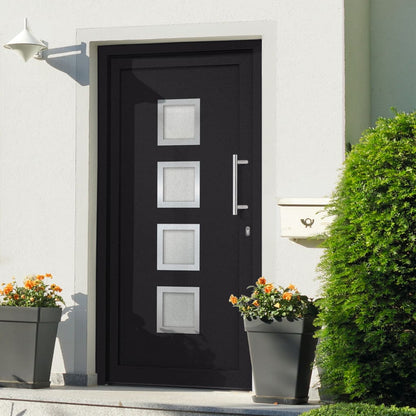 Porta di Ingresso Antracite 98x190 cm | homemem39