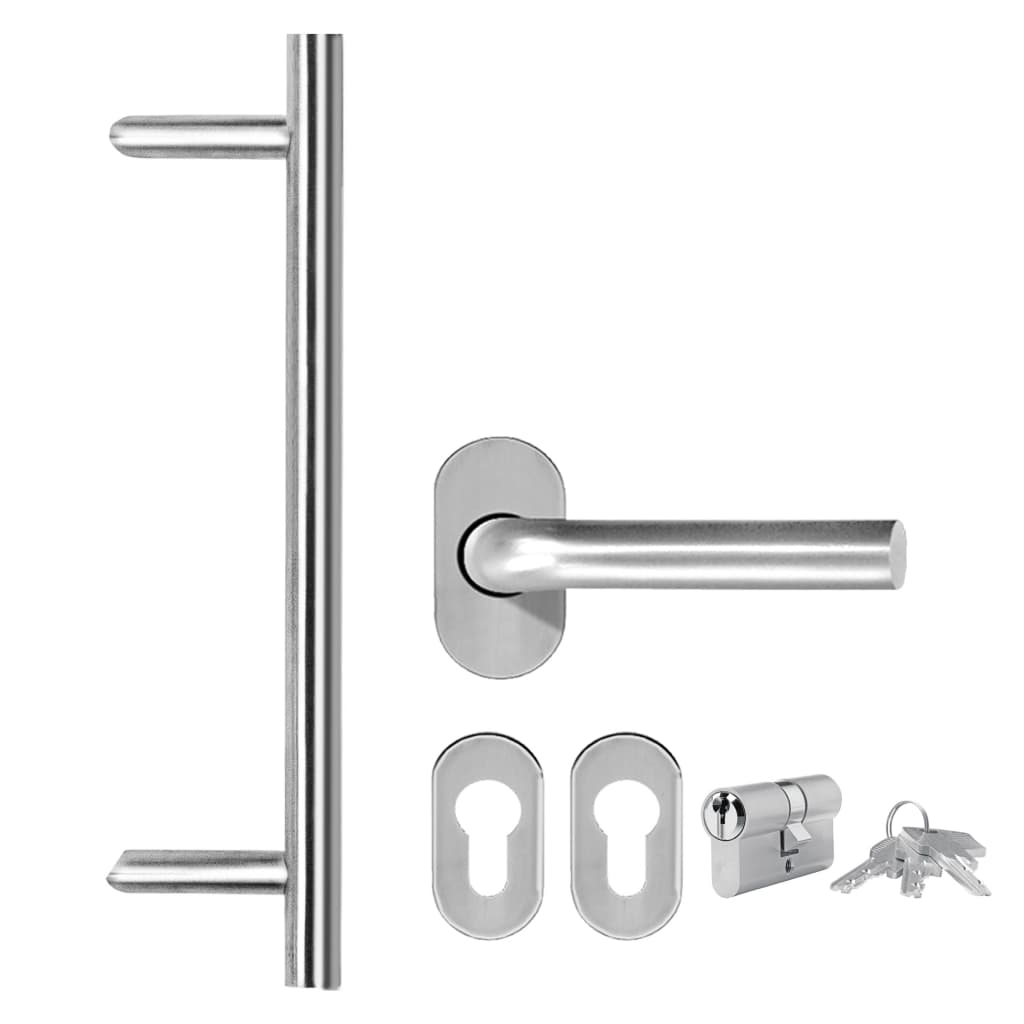 Porta di Ingresso Antracite 108x200 cm | homemem39