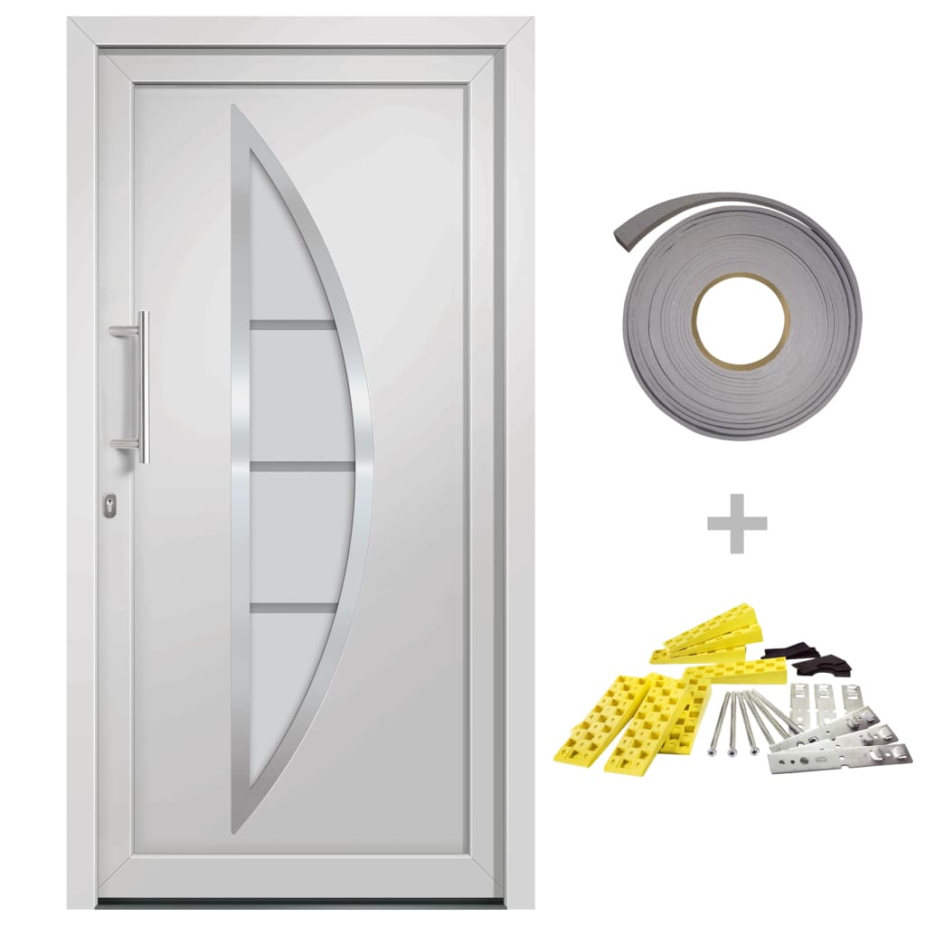 Porta di Ingresso Bianca 88x200 cm | homemem39