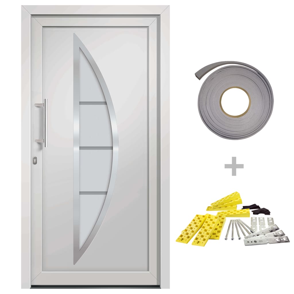 Porta di Ingresso Bianca 98x208 cm | homemem39