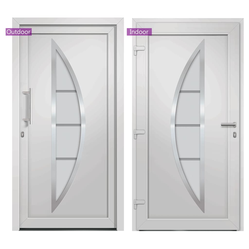 Porta di Ingresso Bianca 98x208 cm | homemem39