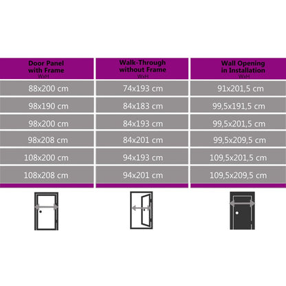 Porta di Ingresso Bianca 98x208 cm | homemem39
