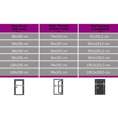 Porta di Ingresso Bianca 88x200 cm - homemem39