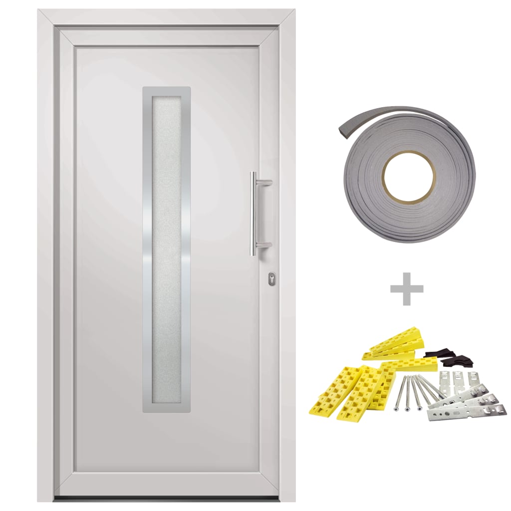 Porta di Ingresso Bianca 98x208 cm | homemem39