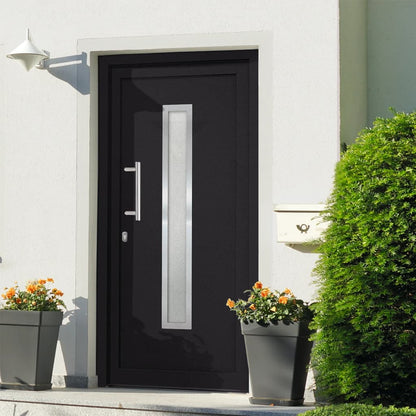 Porta di Ingresso Antracite 108x200 cm | homemem39